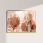 "Byron Pebbles" on Canvas - Landscape Canvas Wall Art Corinne Melanie Professionally Framed - Gold S: 32x24in / 80x60cm 