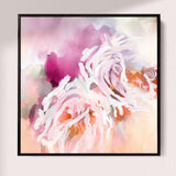 "Calypso No. 1" on Canvas Canvas Wall Art Corinne Melanie Professionally Framed - Black Square XS: 20x20in / 50x50cm 