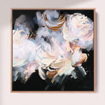 "Capri" on Canvas Canvas Wall Art Corinne Melanie Square XS: 20x20in / 50x50cm Professionally Framed - Oak 