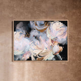 "Capri" on Canvas - Landscape Canvas Wall Art Corinne Melanie Professionally Framed - Oak S: 32x24in / 80x60cm 