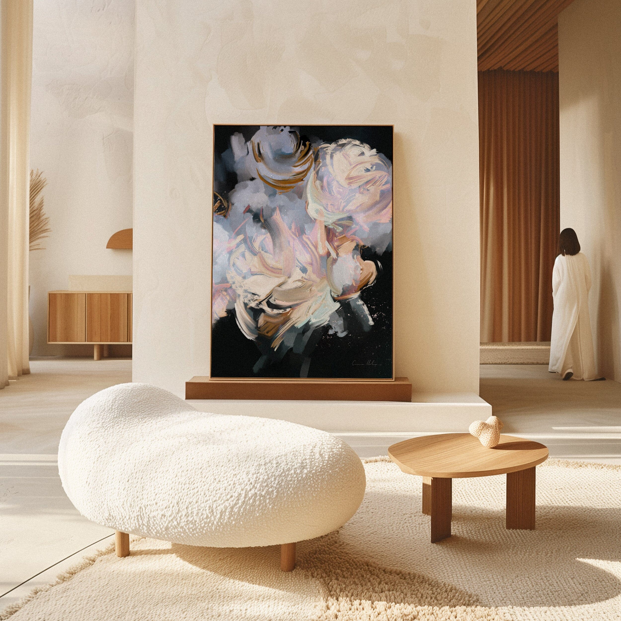 "Capri" on Canvas - Portrait Canvas Wall Art Corinne Melanie Art 