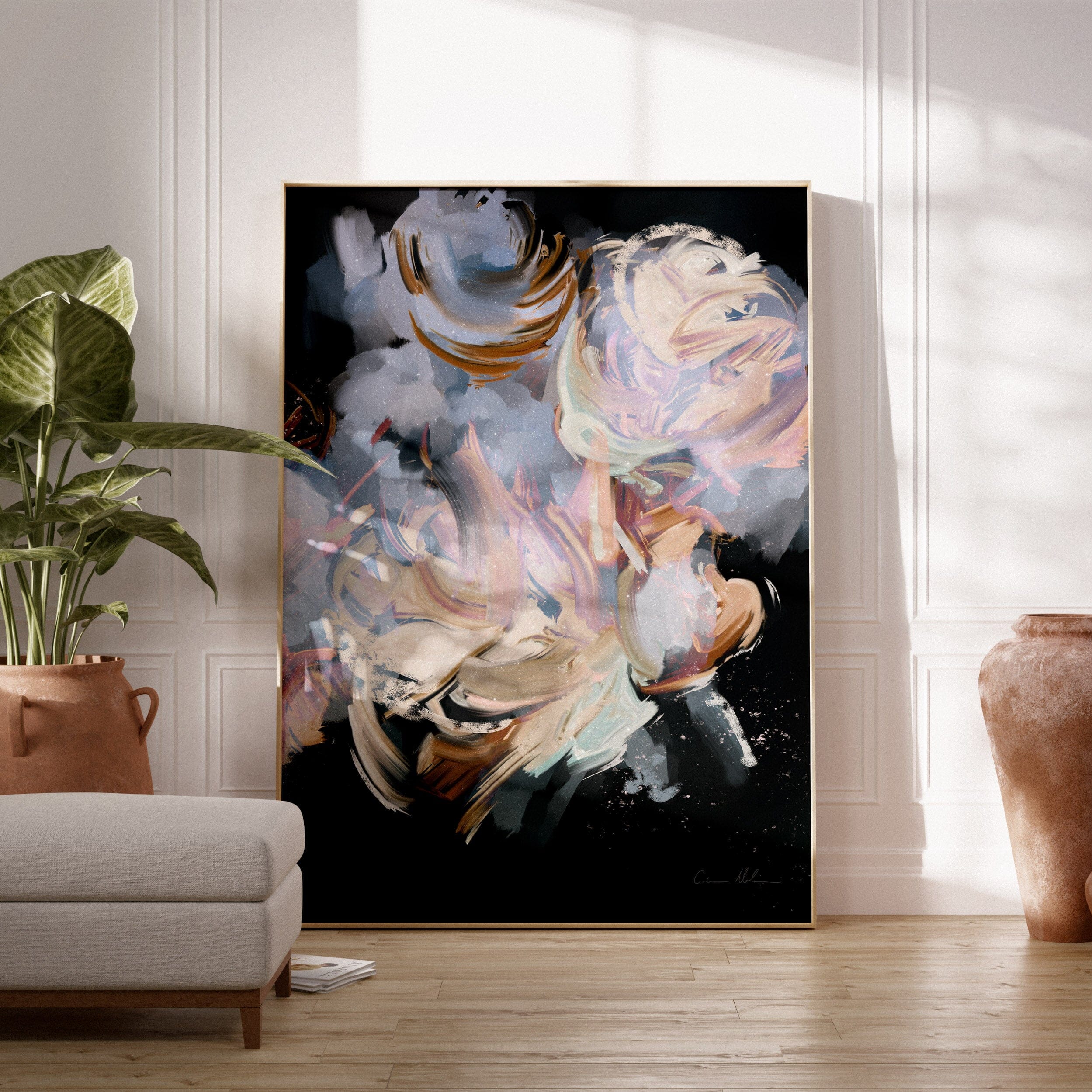 "Capri" on Canvas - Portrait Canvas Wall Art Corinne Melanie Art 