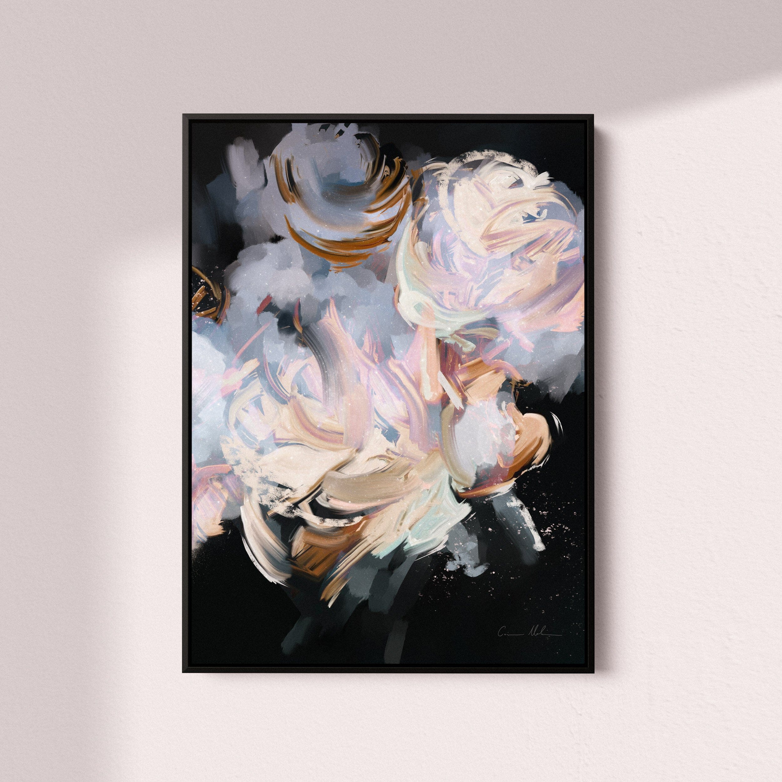 "Capri" on Canvas - Portrait Canvas Wall Art Corinne Melanie Art 