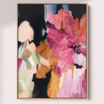 "Clara Auri No. 4" Portrait on Canvas Canvas Wall Art Corinne Melanie Professionally Framed - Oak 20x30in / 50x75cm 