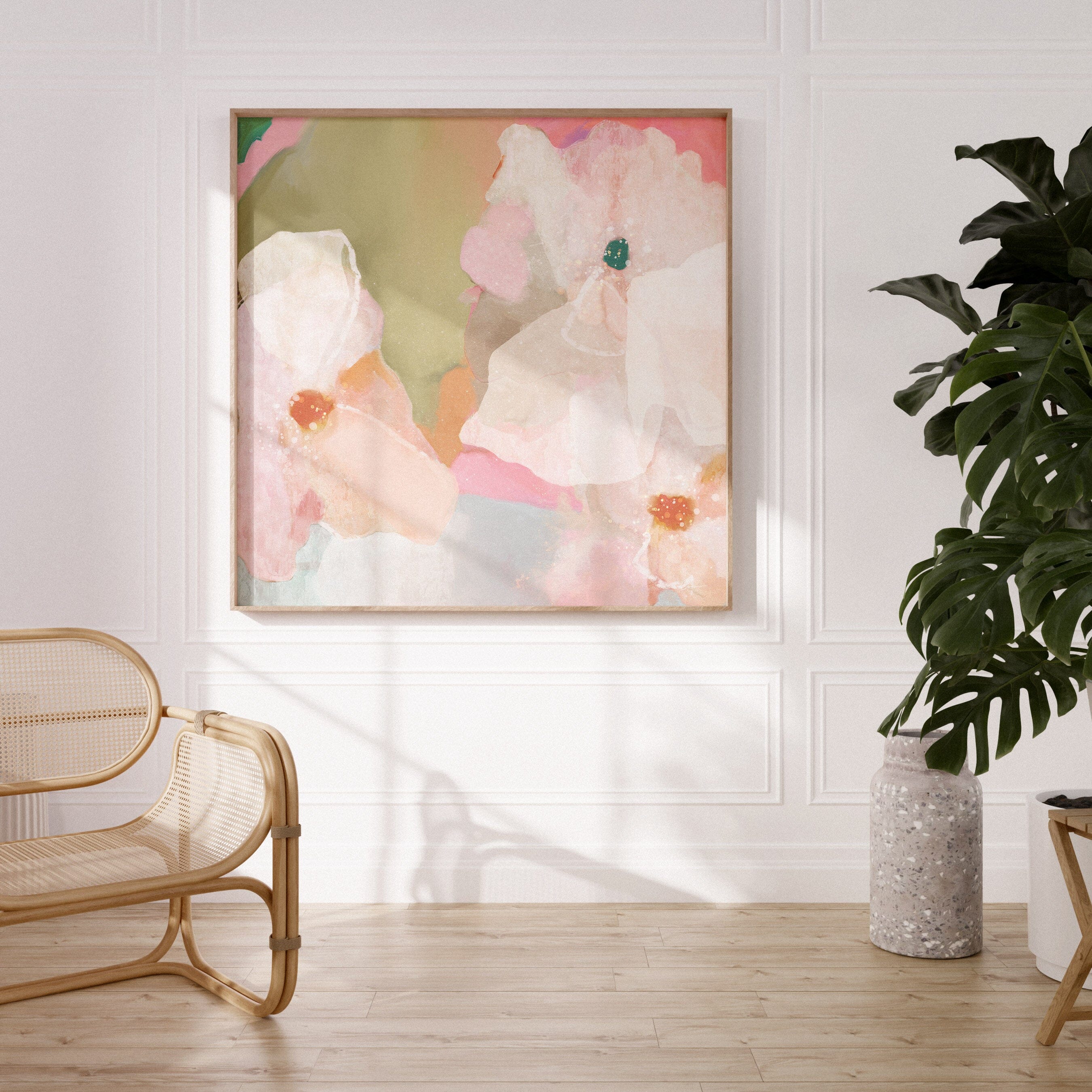 "Fiji No. 3" on Canvas - Square Canvas Wall Art Corinne Melanie 