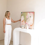 "Fiji No. 3" on Canvas - Square Canvas Wall Art Corinne Melanie 
