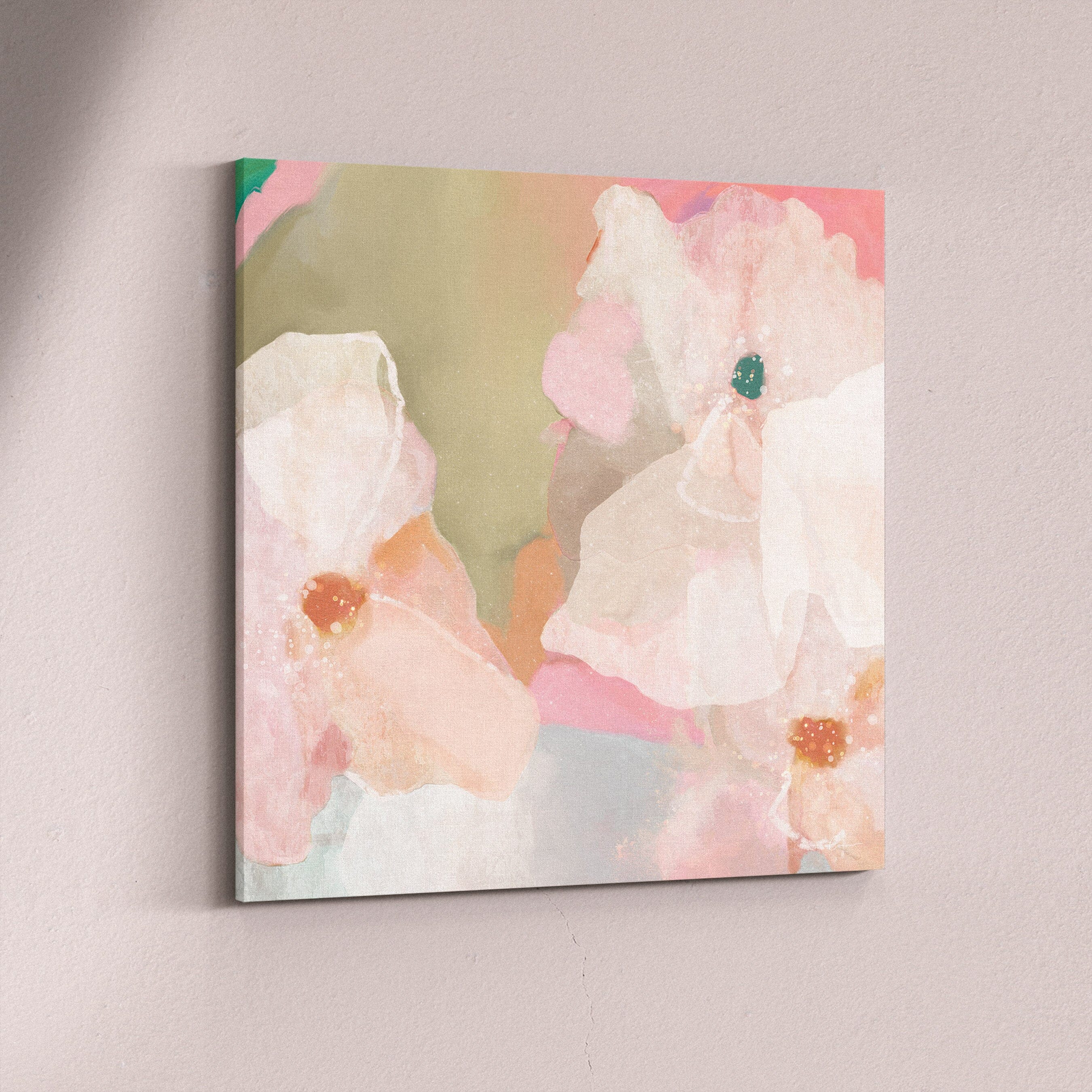 "Fiji No. 3" on Canvas - Square Canvas Wall Art Corinne Melanie Stretched & Ready to Hang Canvas XS: 20x20in / 50x50cm 