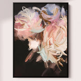 "Florence" on Canvas - Portrait Canvas Wall Art Corinne Melanie Art Professionally Framed - Black 24x32in / 60x80cm 