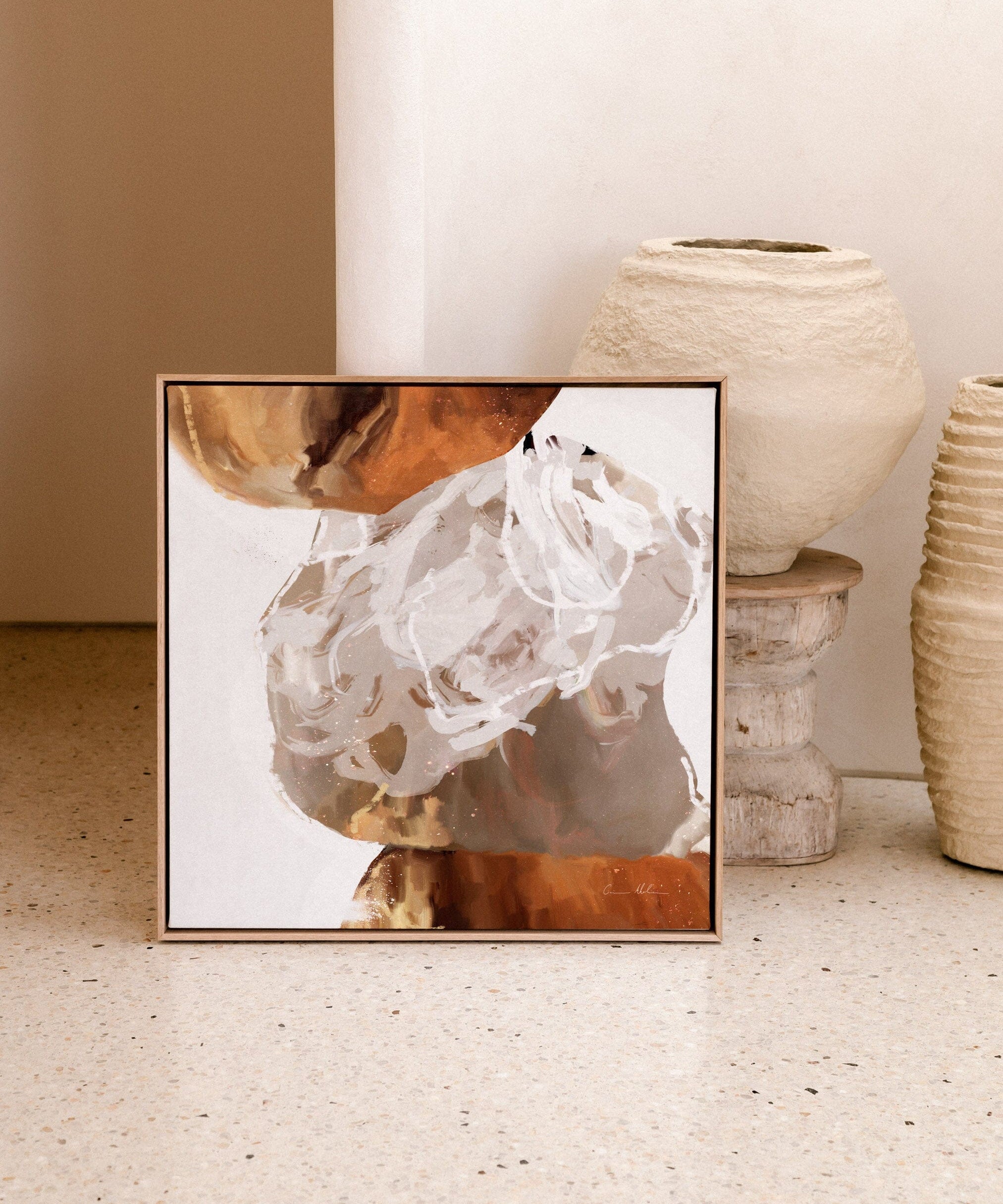 "Kununurra" on Canvas - Square Canvas Wall Art Corinne Melanie 