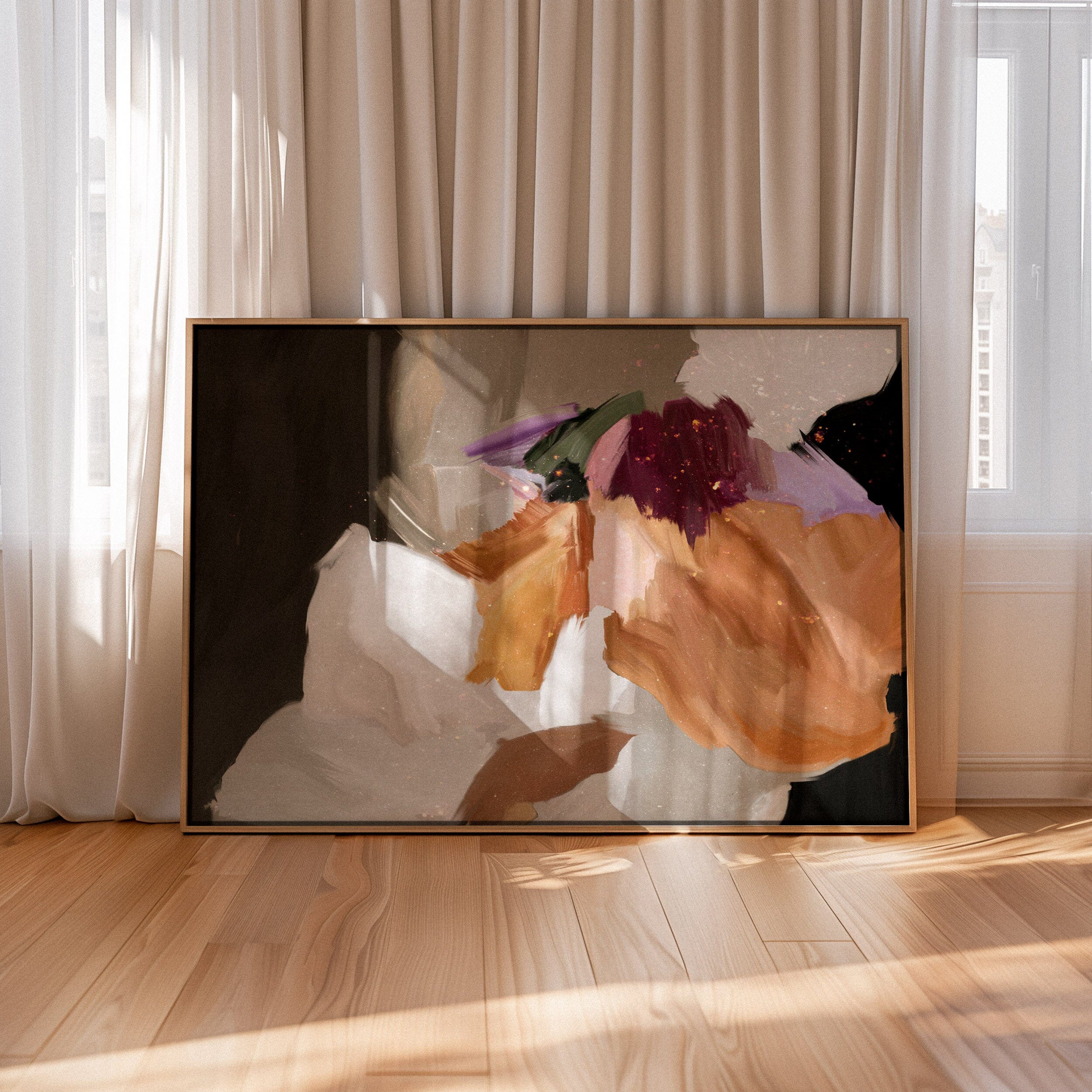 "Mons Vita IV" on Canvas - Landscape Canvas Wall Art Corinne Melanie 