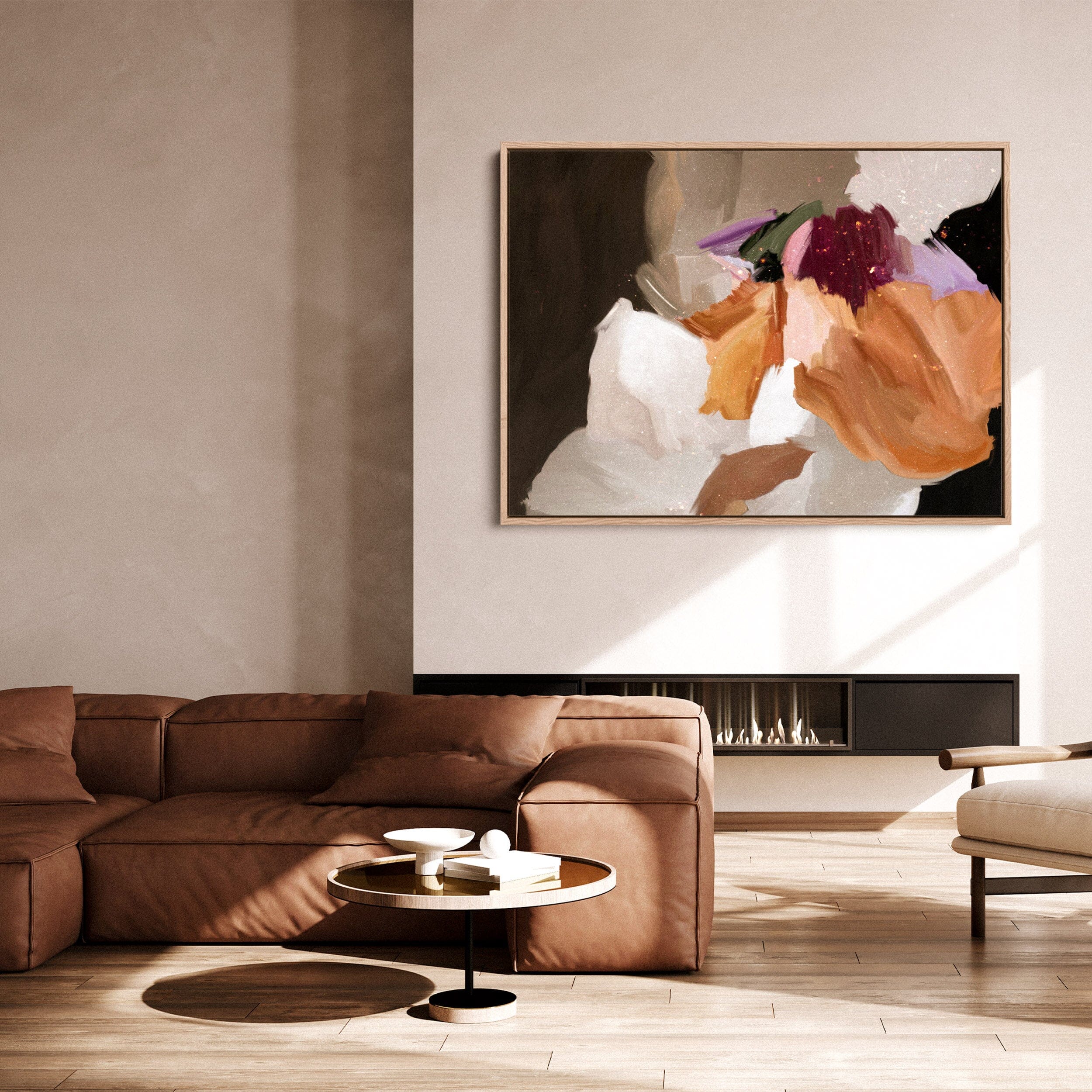 "Mons Vita IV" on Canvas - Landscape Canvas Wall Art Corinne Melanie 