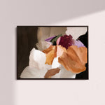 "Mons Vita IV" on Canvas - Landscape Canvas Wall Art Corinne Melanie Professionally Framed - Black S: 32x24in / 80x60cm 