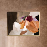 "Mons Vita IV" on Canvas - Landscape Canvas Wall Art Corinne Melanie Professionally Framed - Gold S: 32x24in / 80x60cm 