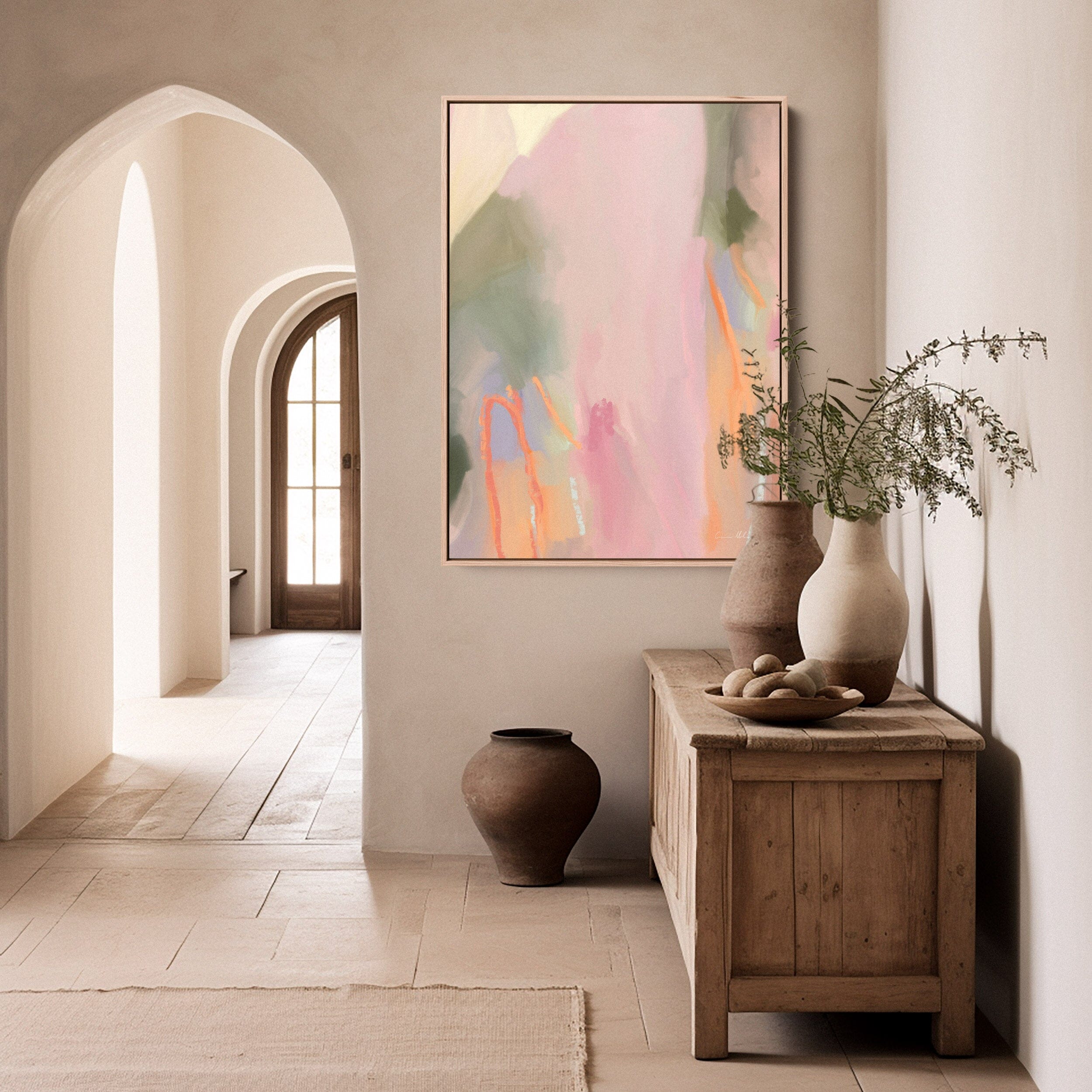 "Munich" on Canvas - Portrait I Canvas Wall Art Corinne Melanie Art 