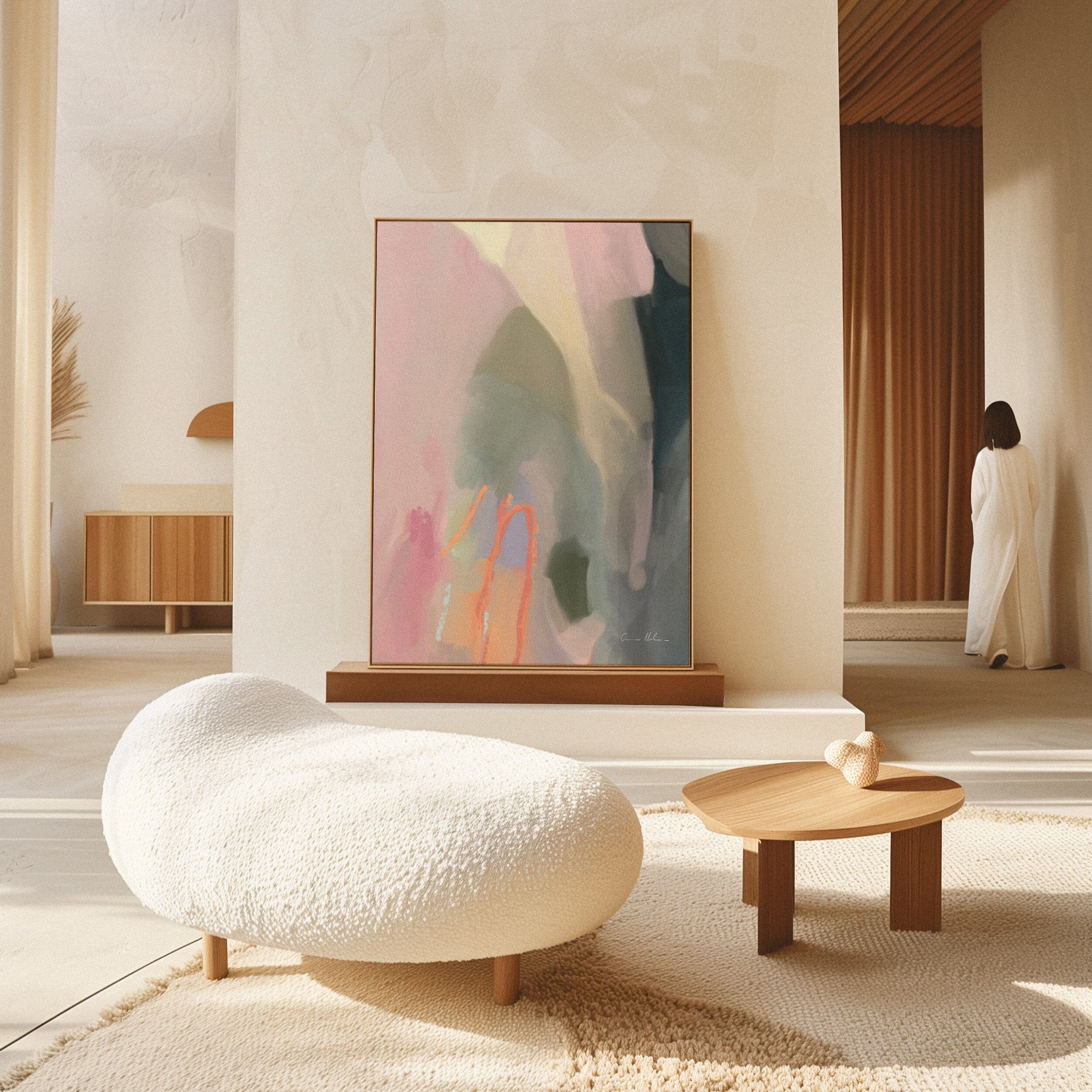 "Munich" on Canvas - Portrait II Canvas Wall Art Corinne Melanie Art 