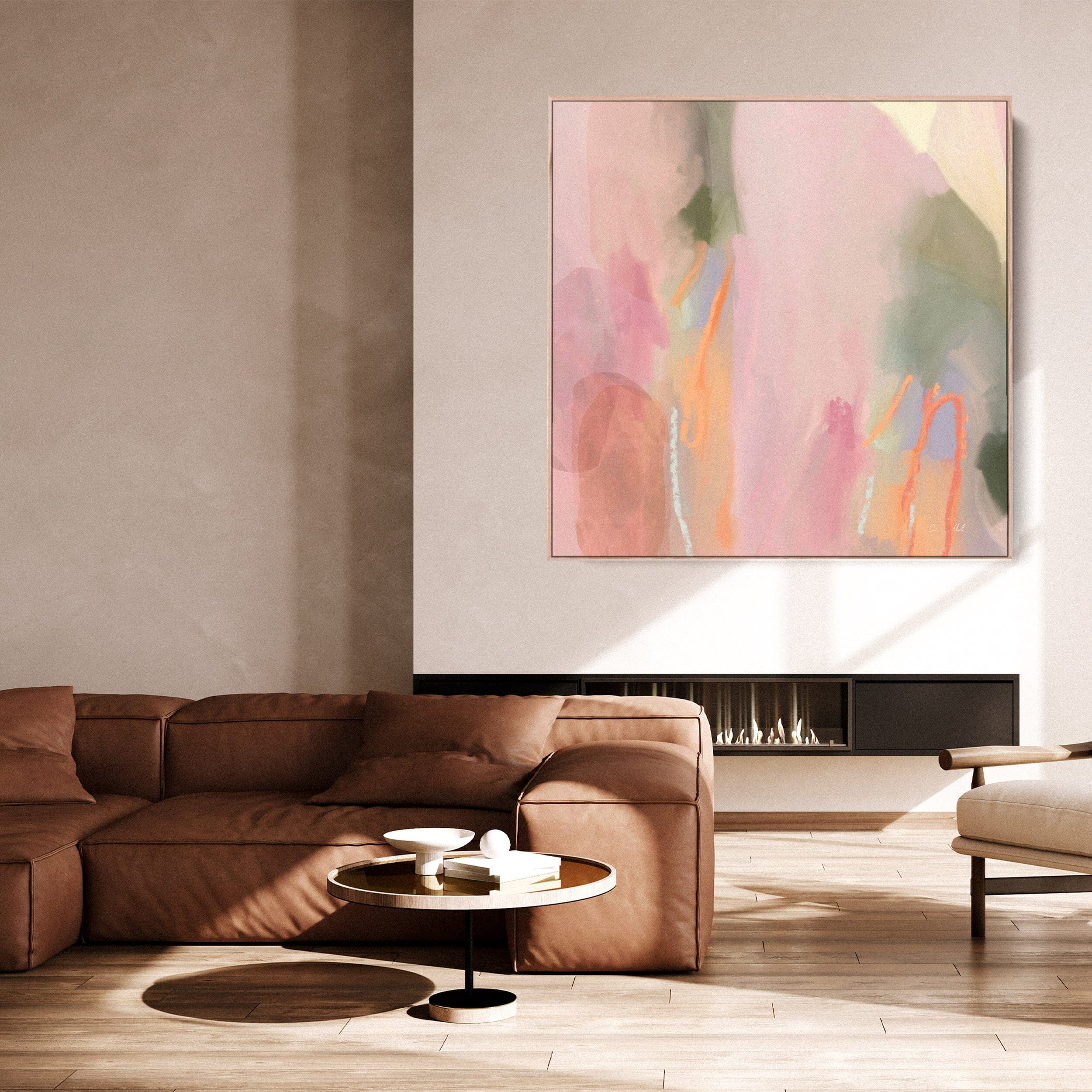 "Munich" on Canvas - Square I Canvas Wall Art Corinne Melanie 