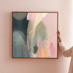 "Munich" on Canvas - Square II Canvas Wall Art Corinne Melanie 