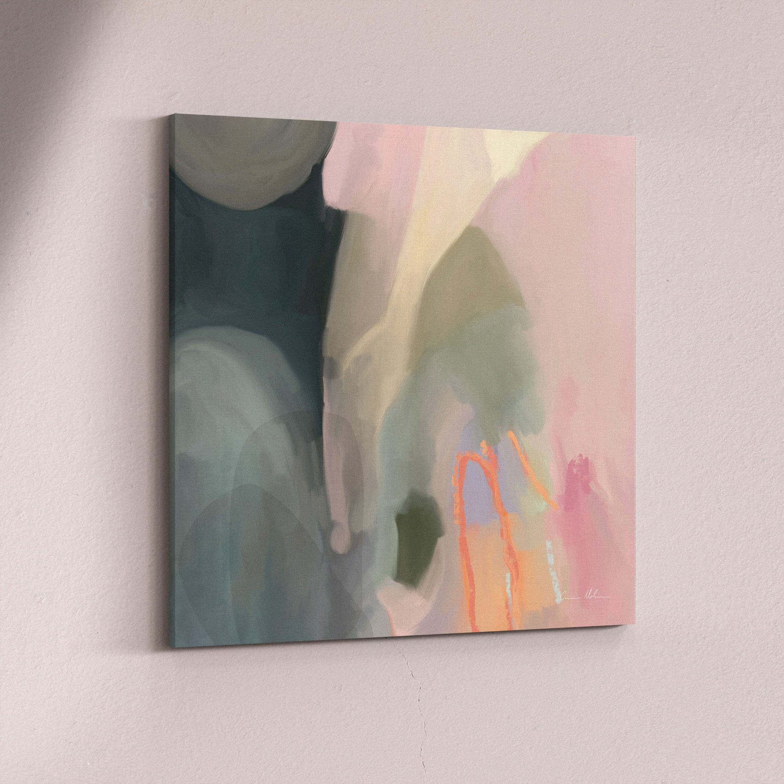 "Munich" on Canvas - Square II Canvas Wall Art Corinne Melanie Stretched & Ready to Hang 20x20in / 50x50cm 