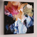 "Nighflower IV" on Canvas Canvas Wall Art Corinne Melanie Stretched Ready to Hang Canvas 20x20in / 50x50cm 