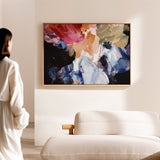 "Nightflower IV" on Canvas - Landscape Canvas Wall Art Corinne Melanie 