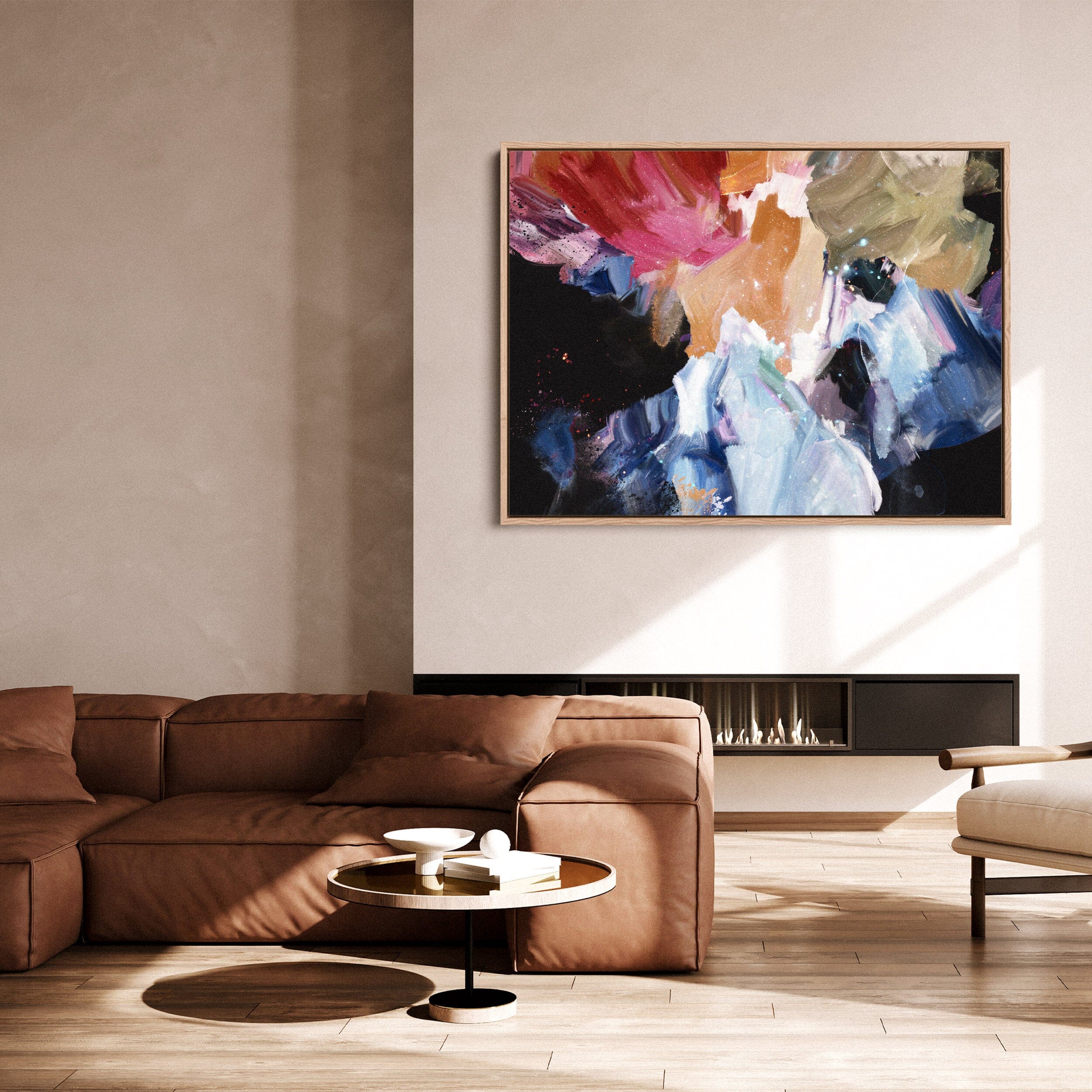 "Nightflower IV" on Canvas - Landscape Canvas Wall Art Corinne Melanie 