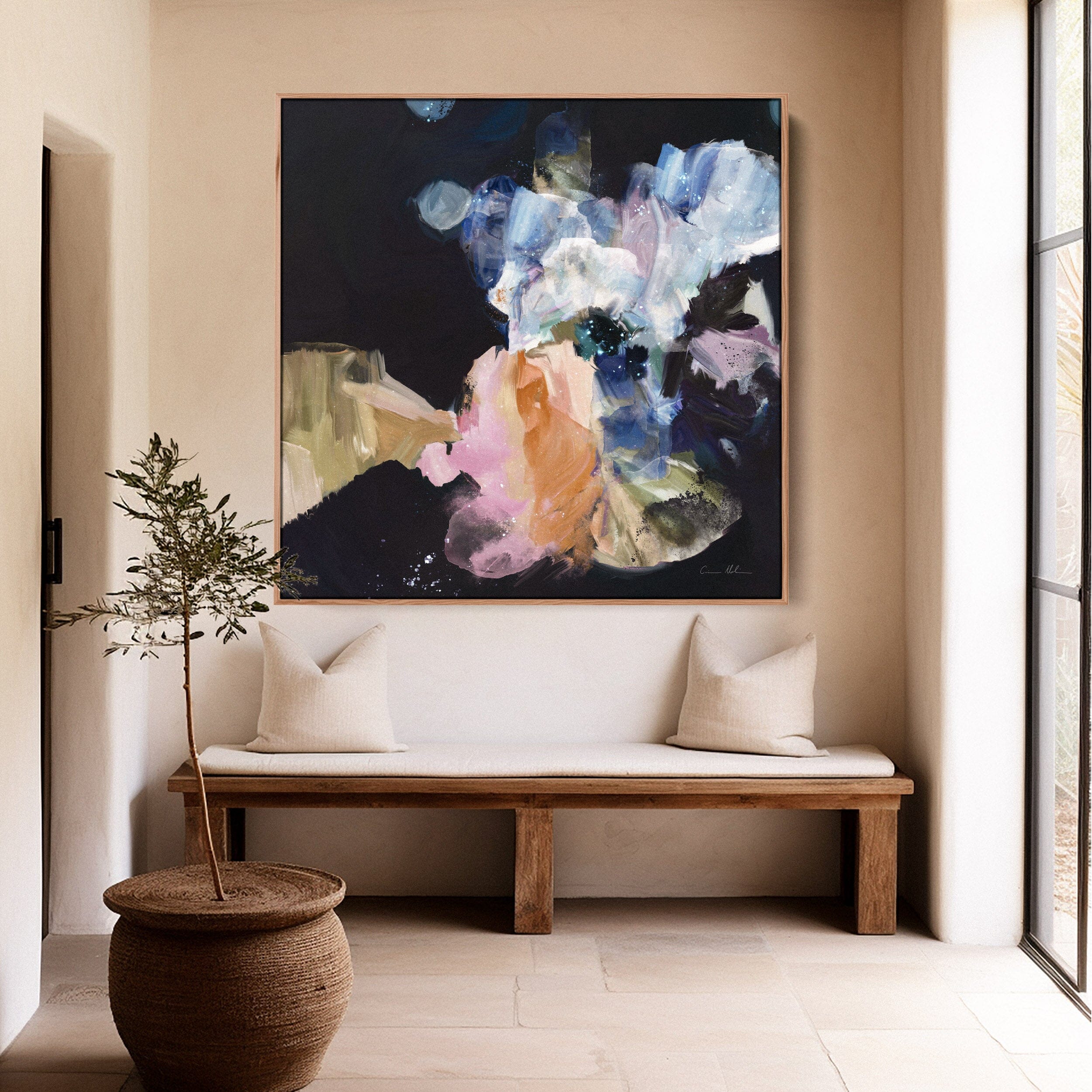 "Nightflower VI" on Canvas Canvas Wall Art Corinne Melanie 