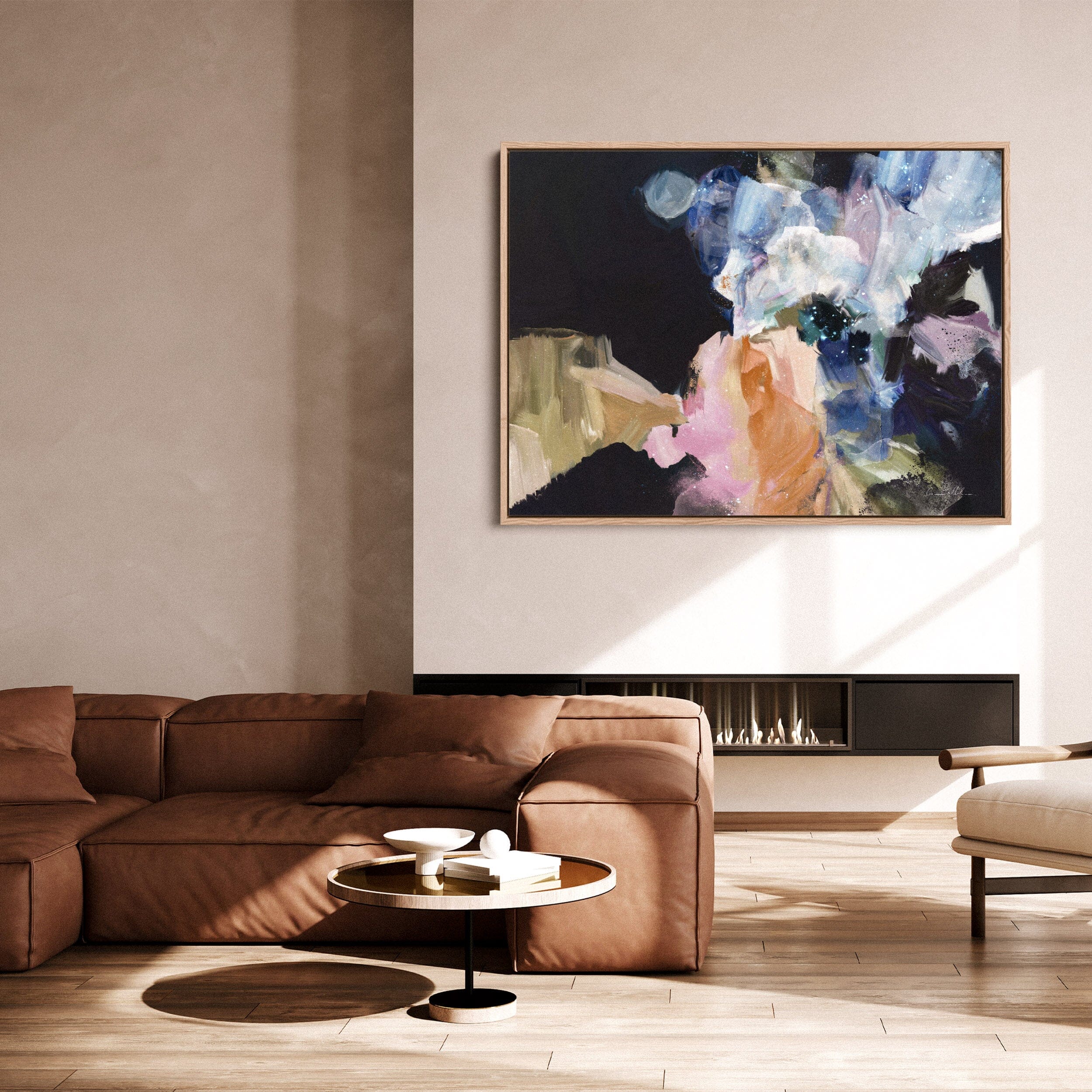 "Nightflower VI" on Canvas - Landscape Canvas Wall Art Corinne Melanie 