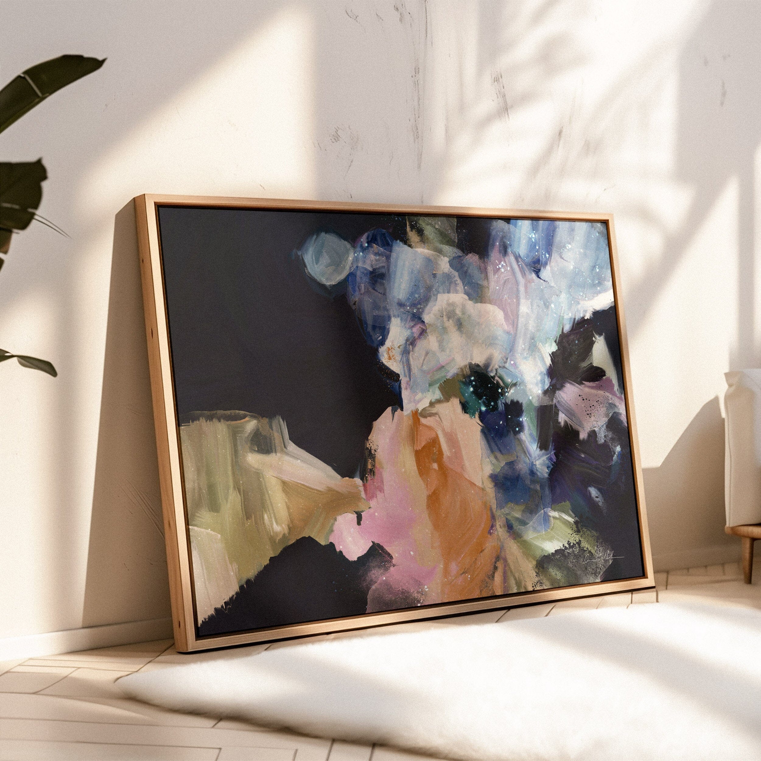 "Nightflower VI" on Canvas - Landscape Canvas Wall Art Corinne Melanie 