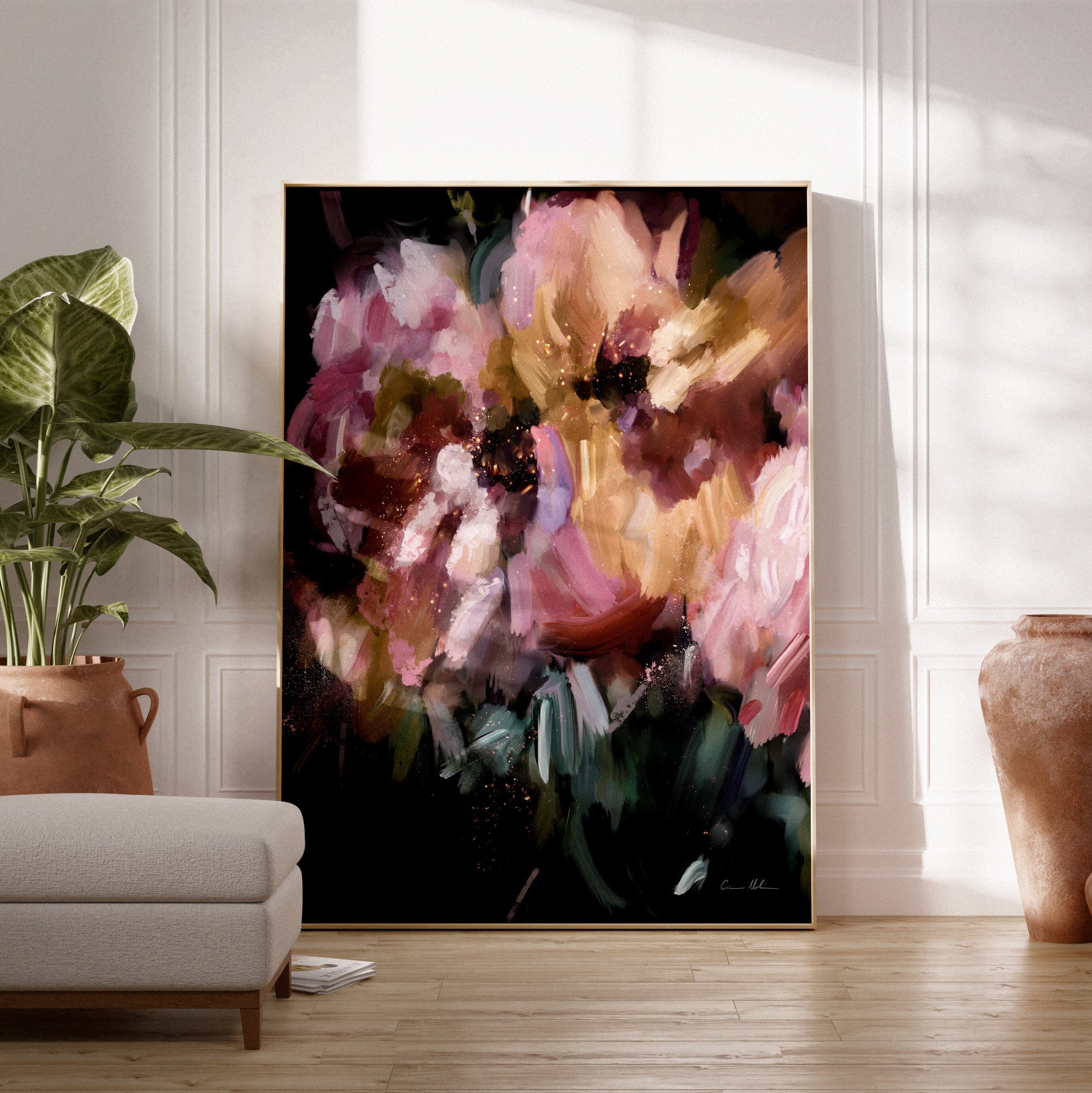 "Nusa Dua III" on Canvas - Portrait Canvas Wall Art Corinne Melanie Art 