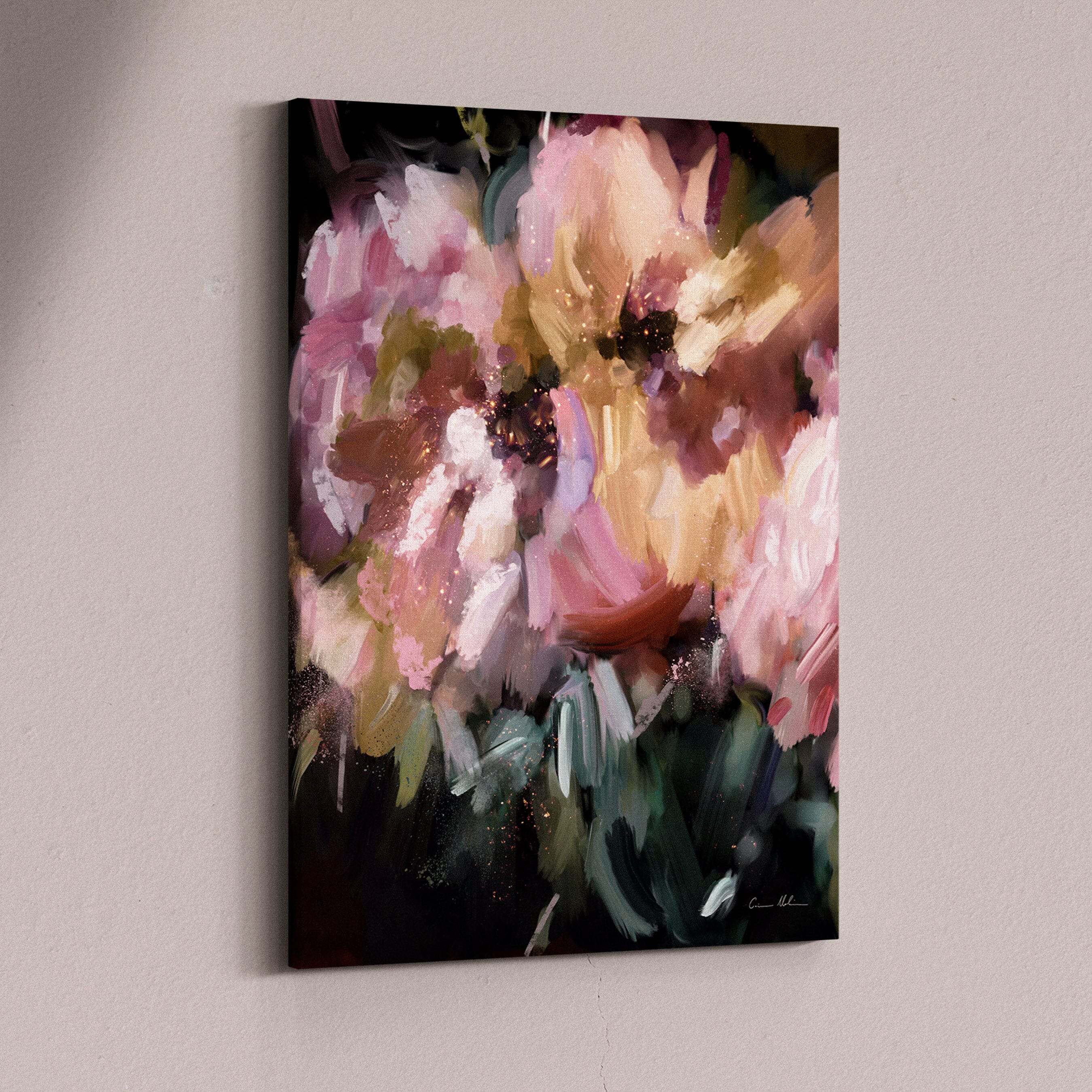 "Nusa Dua III" on Canvas - Portrait Canvas Wall Art Corinne Melanie Art Stretched & Ready to Hang Canvas 24x32in / 60x80cm 