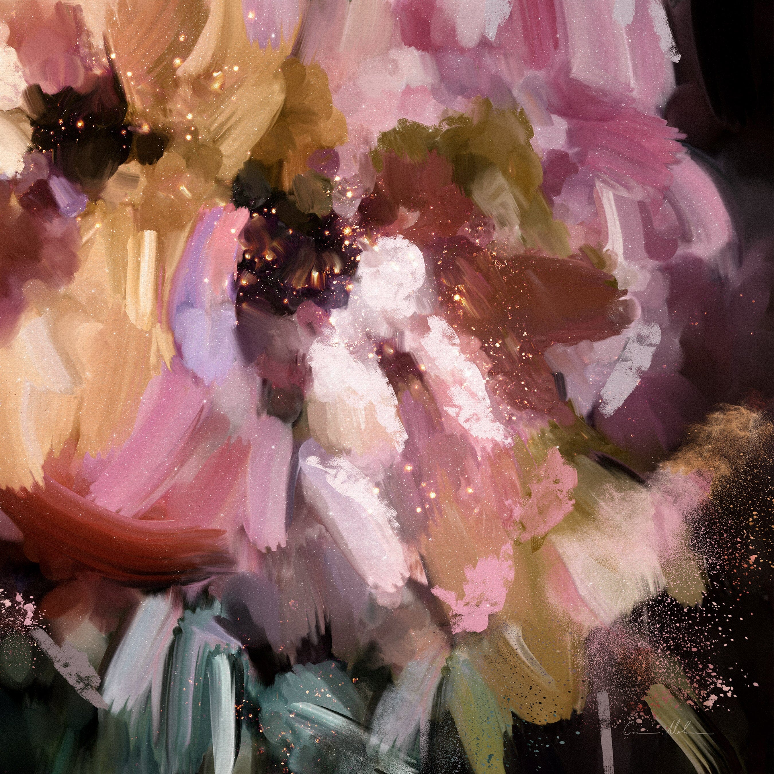 "Nusa Dua III"on Canvas - Landscape Canvas Wall Art Corinne Melanie 