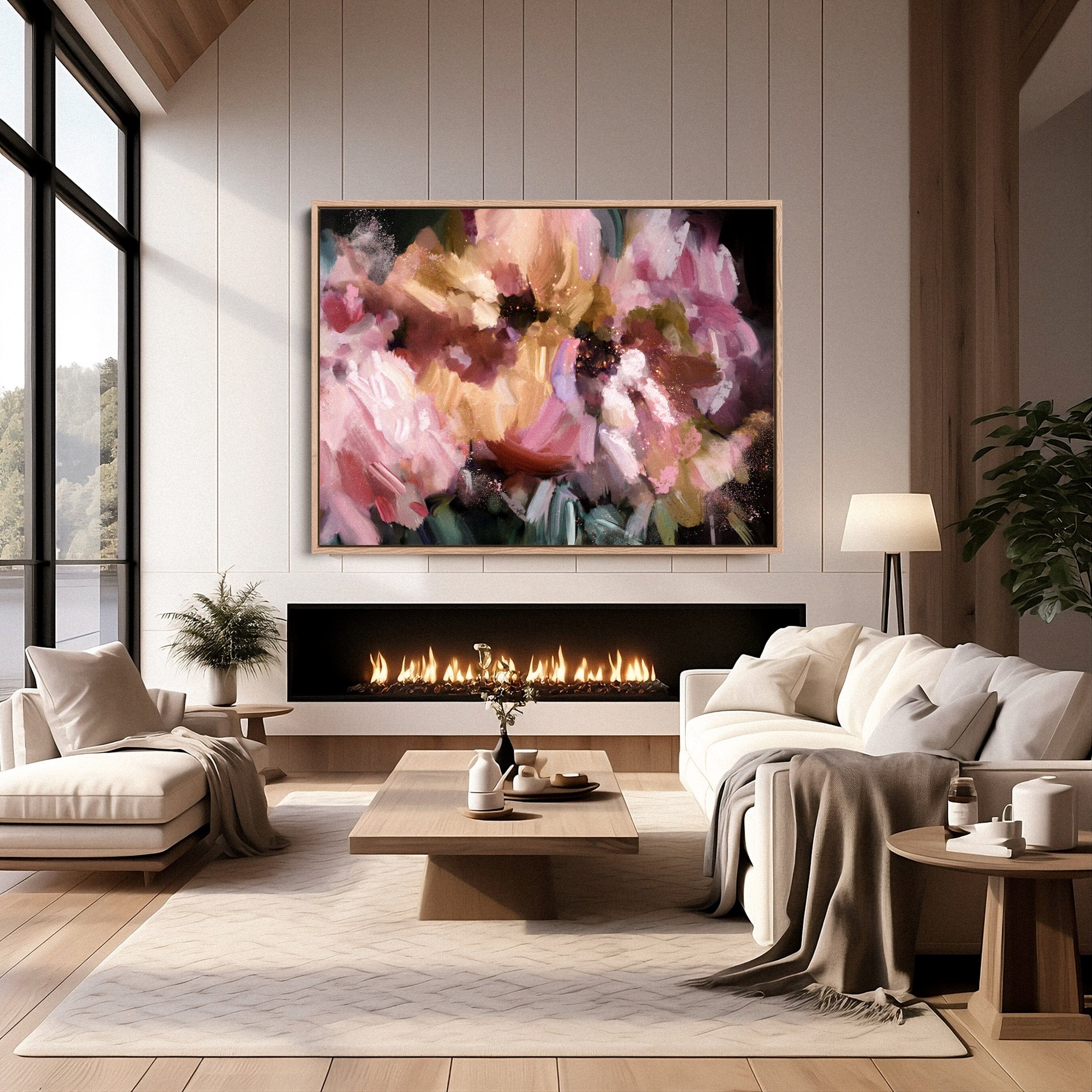 "Nusa Dua III"on Canvas - Landscape Canvas Wall Art Corinne Melanie 