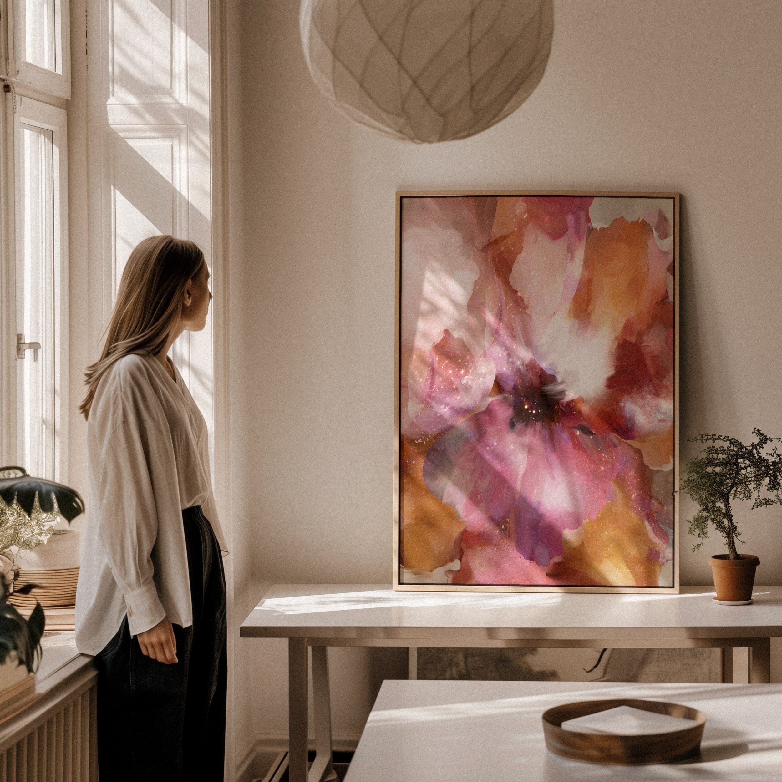 "Paris 12" on Canvas - Portrait Canvas Wall Art Corinne Melanie Art 