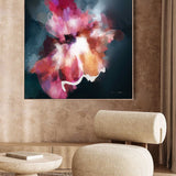 "Paris No. 2" on Canvas - Limited Edition Canvas Wall Art Corinne Melanie Professionally Framed - Oak 20x20in / 50x50cm 