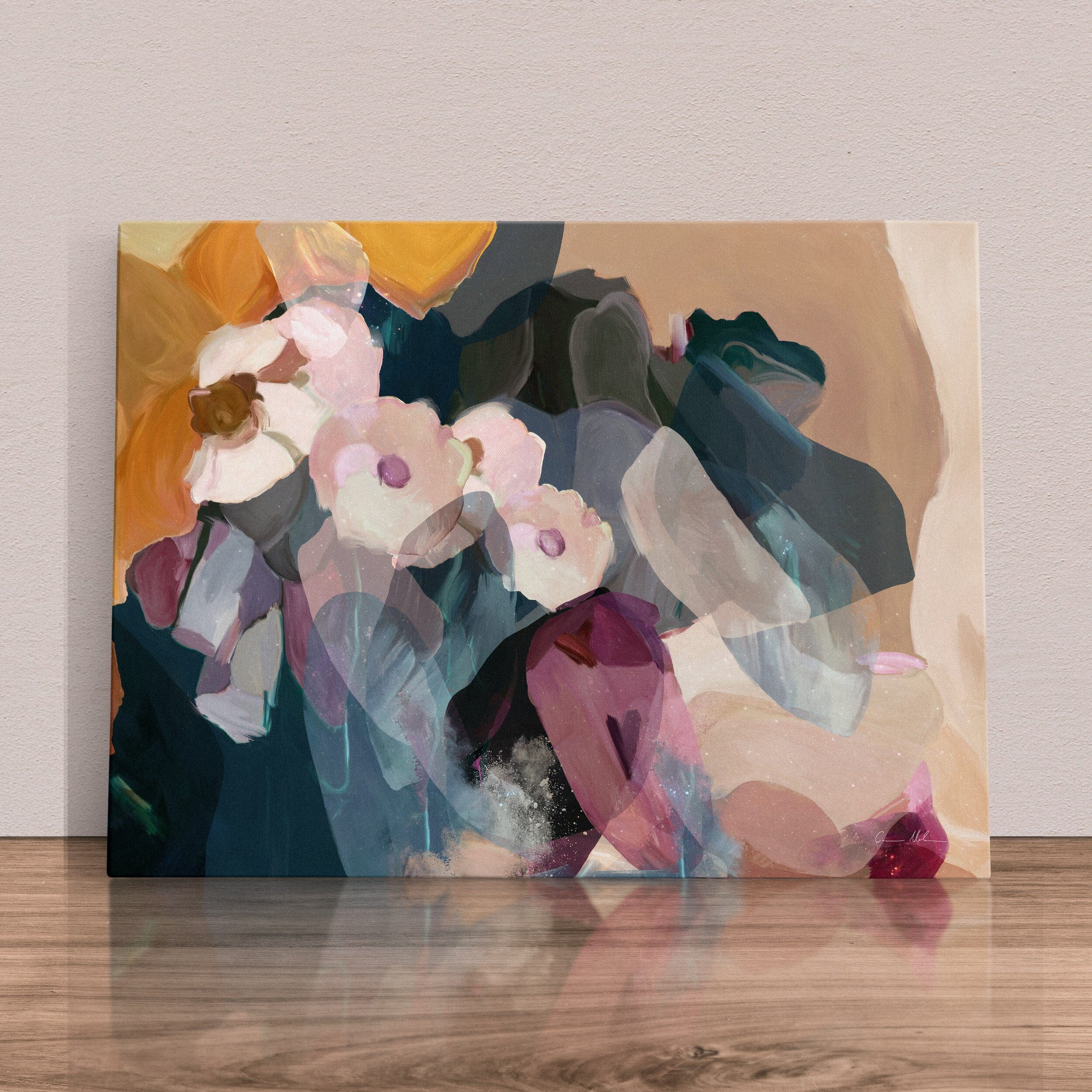 "Portsea V" on Canvas - Limited Edition Canvas Wall Art Corinne Melanie Art Stretched and Ready to Hang Canvas 30x20in / 75x50cm 