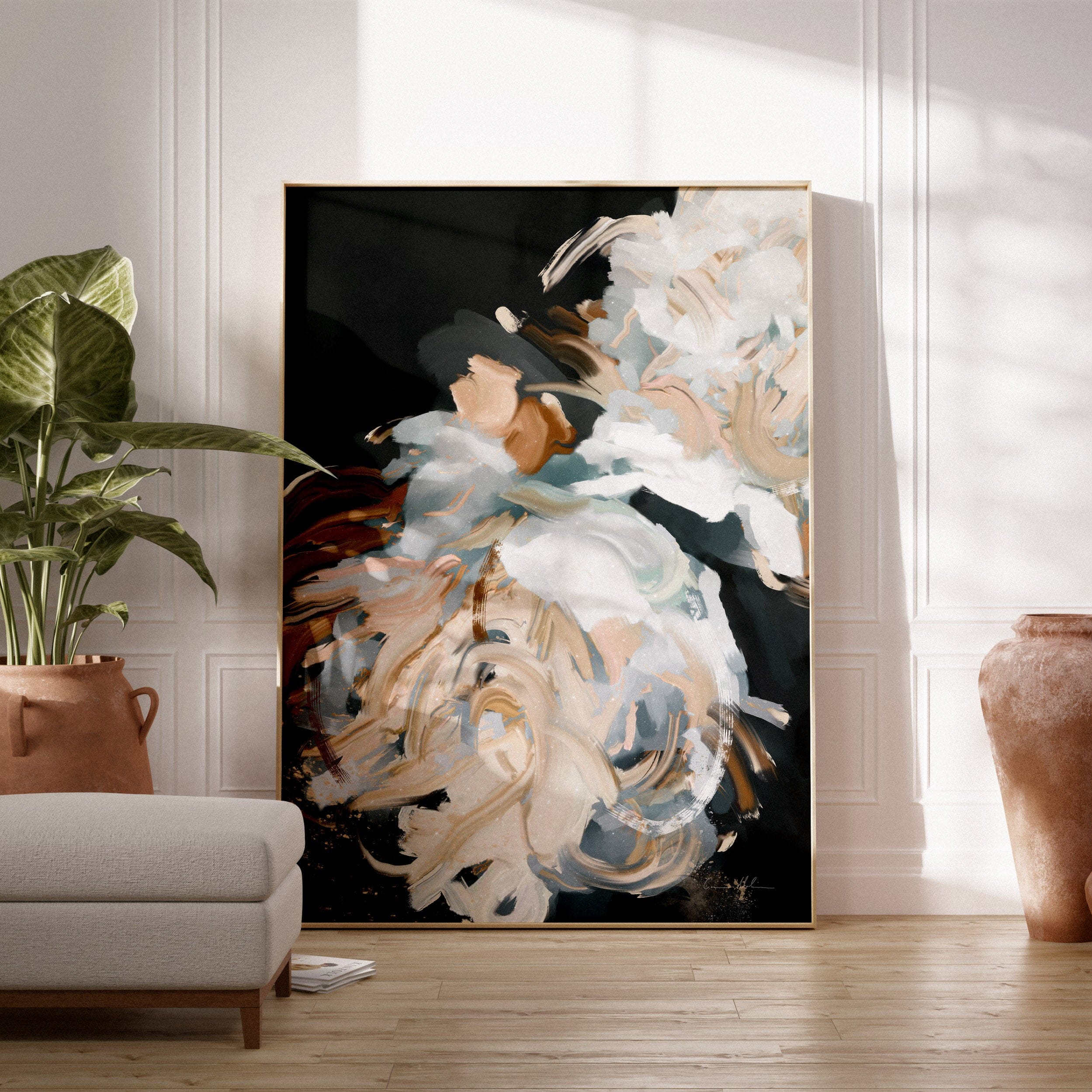 "Provence" on Canvas - Portrait Canvas Wall Art Corinne Melanie Art 