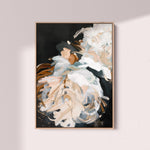 "Provence" on Canvas - Portrait Canvas Wall Art Corinne Melanie Art Professionally Framed - Oak 24x32in / 60x80cm 