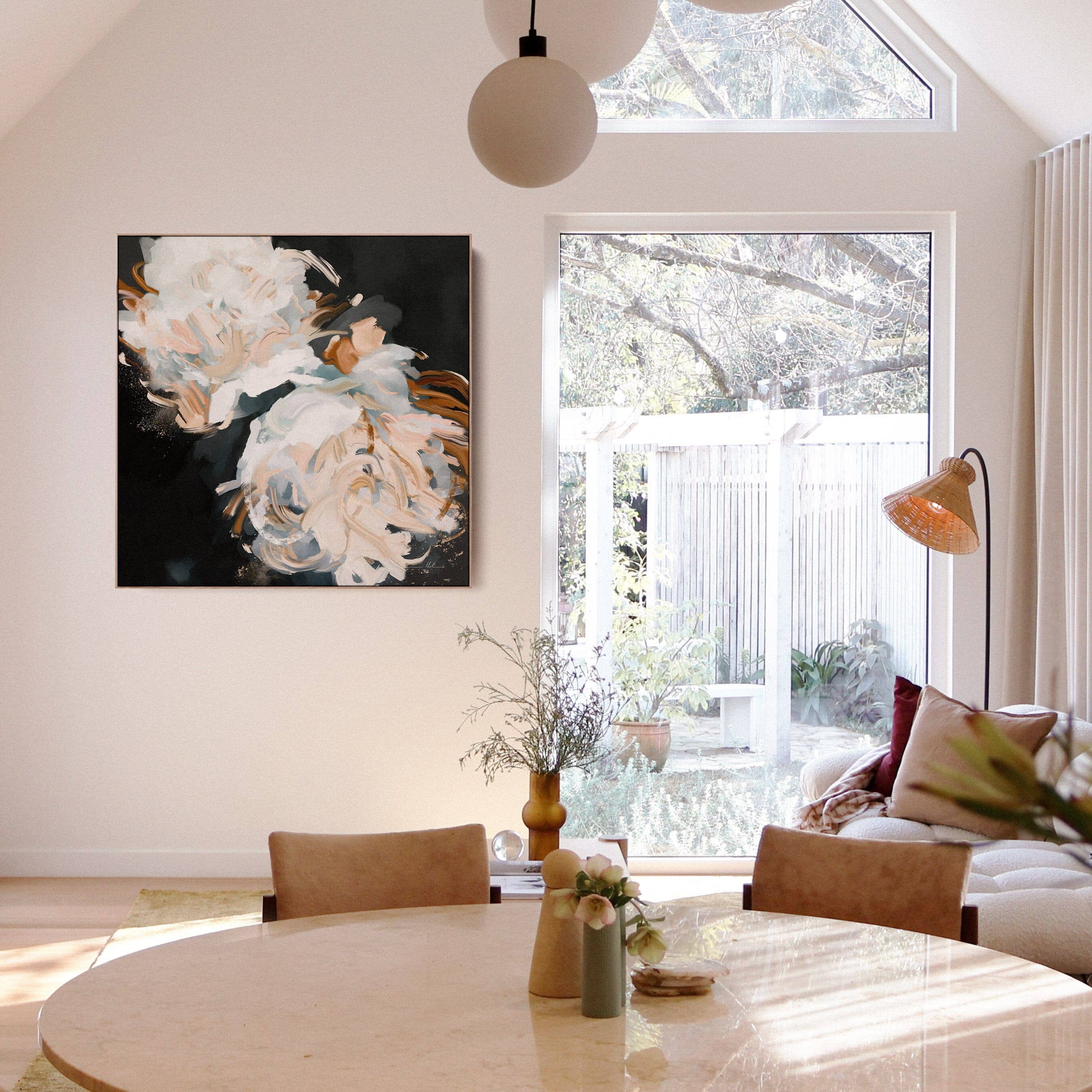 "Provence" on Canvas - Square Canvas Wall Art Corinne Melanie 