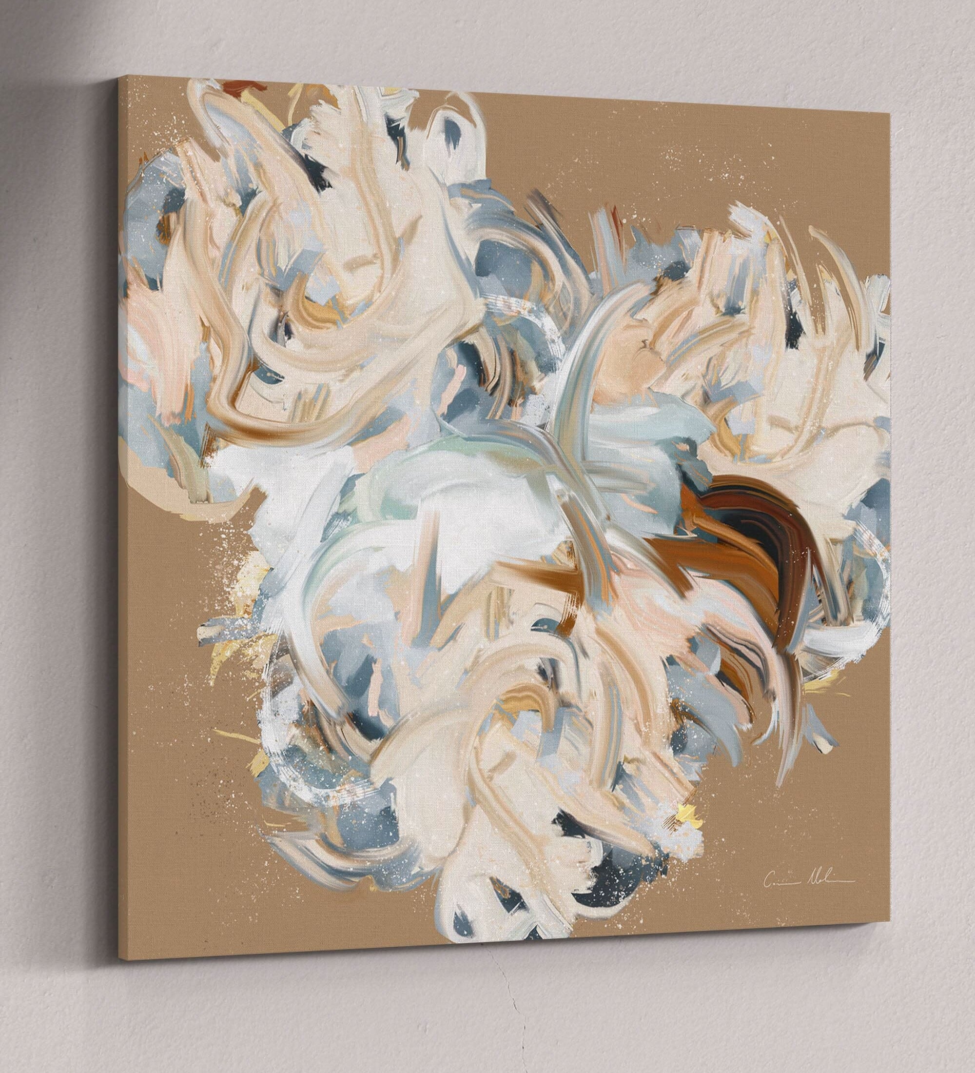 "Provence VI" on Canvas Canvas Wall Art Corinne Melanie Stretched & Ready to Hang Canvas Square XS: 20x20in / 50x50cm 