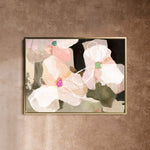 "Ubud Bloom" on Canvas - Landscape Canvas Wall Art Corinne Melanie Professionally Framed - Gold S: 32x24in / 80x60cm 
