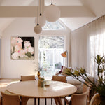 "Ubud Bloom" on Canvas - Square Canvas Wall Art Corinne Melanie 