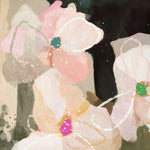 "Ubud Bloom" on Canvas - Square Canvas Wall Art Corinne Melanie 