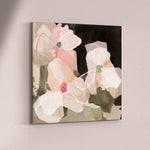 "Ubud Bloom" on Canvas - Square Canvas Wall Art Corinne Melanie Stretched & Ready to Hang Canvas XS: 20x20in / 50x50cm 