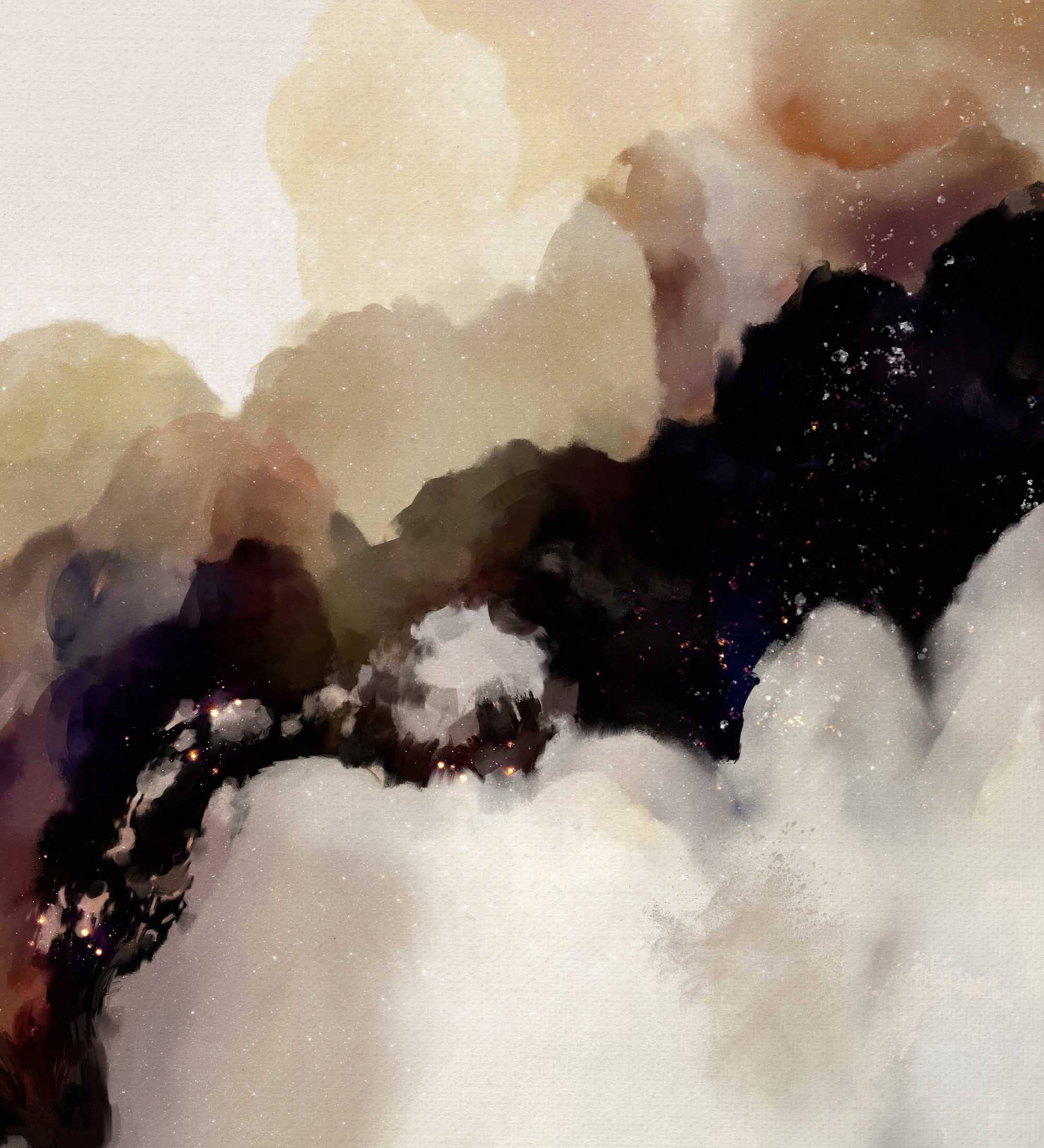 "Alto Stratus No. 1" Cloud Painting Wall Art by Corinne Melanie