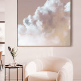 "Chroma Cloud No. 2" Square on Canvas Canvas Wall Art Corinne Melanie 