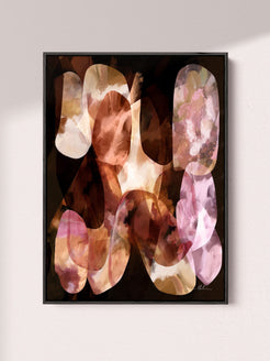 "Kakadu" on Canvas Canvas Wall Art Corinne Melanie Art 24x32in / 60x80cm Professionally Framed - Black 
